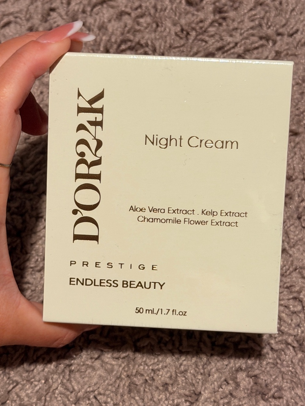 D'OR24K Night Cream — Cream Hydrating Night Moisturizer